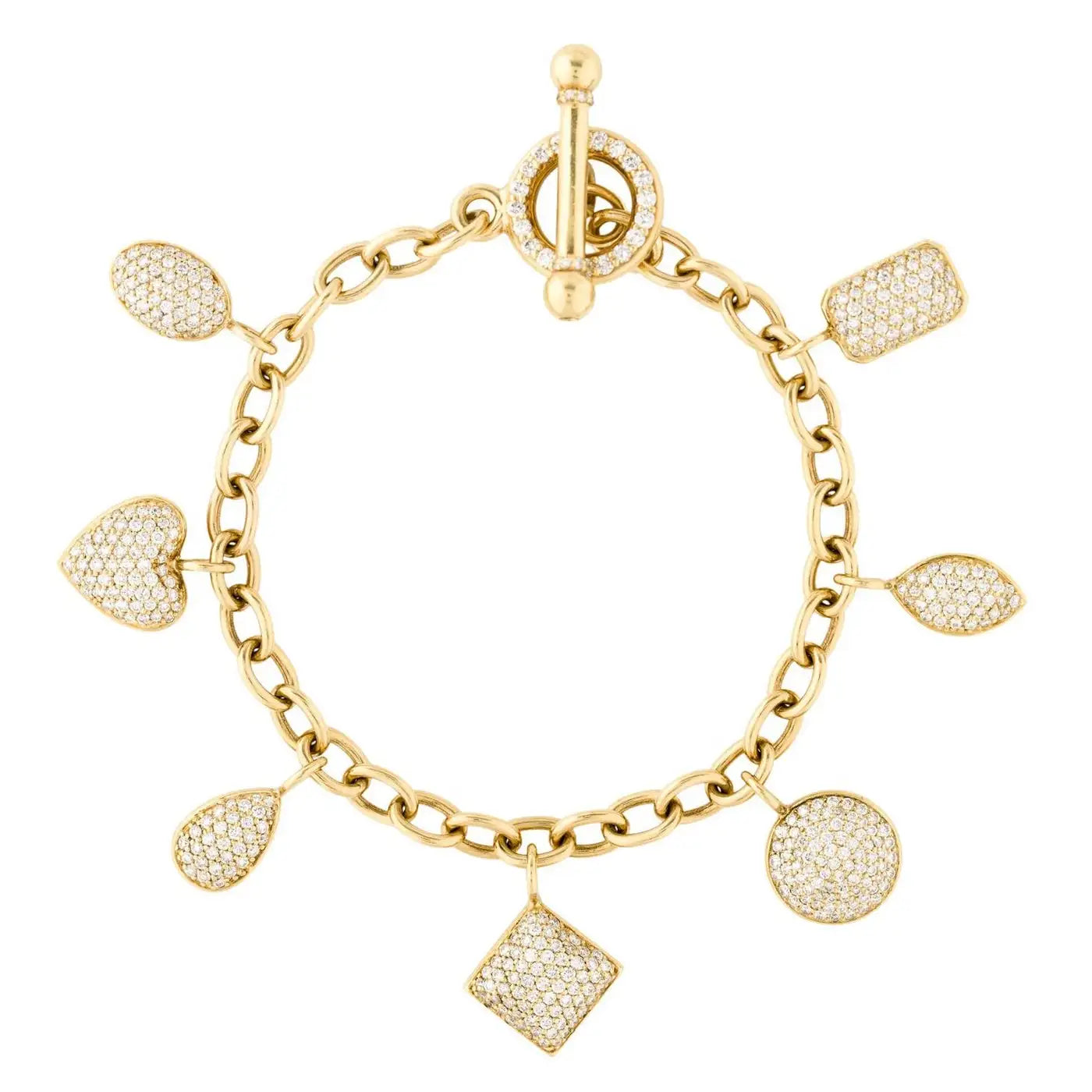 Yellow Gold Charm Bracelet