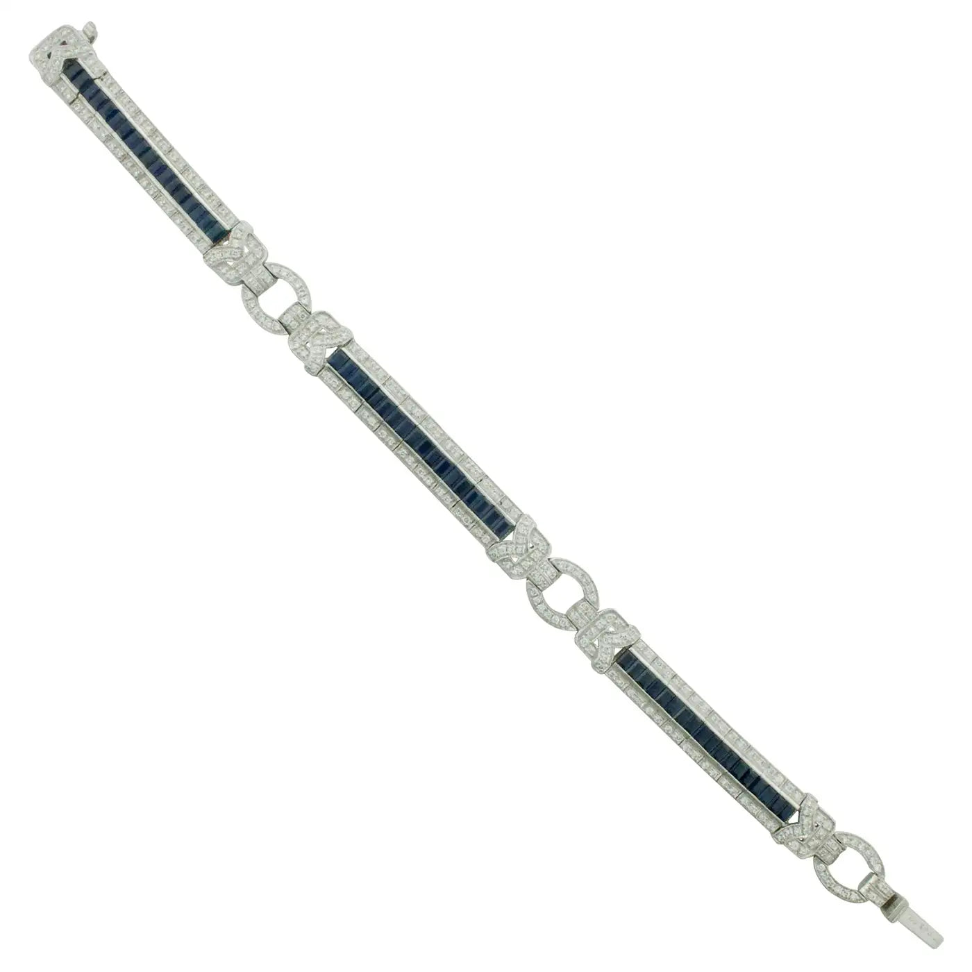 Sapphire and Diamond Bracelet in 18k Gold