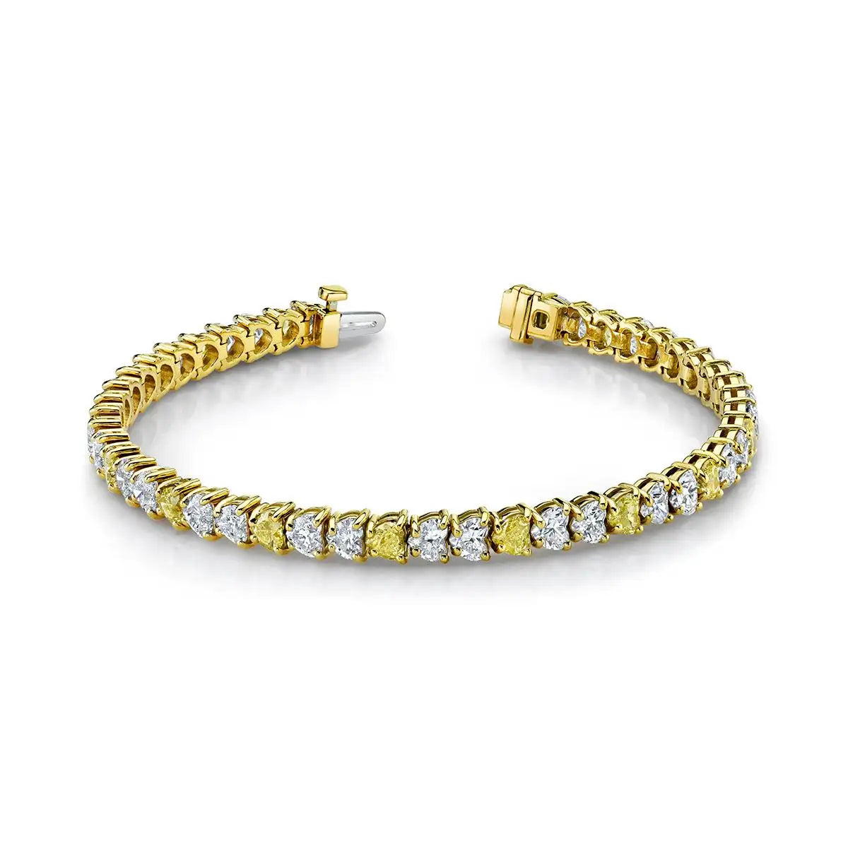 Heart Shape Diamond Bracelet