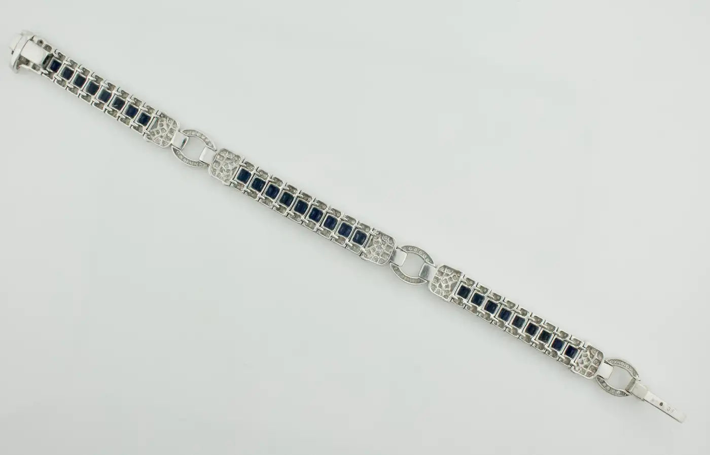 Sapphire and Diamond Bracelet in 18k Gold