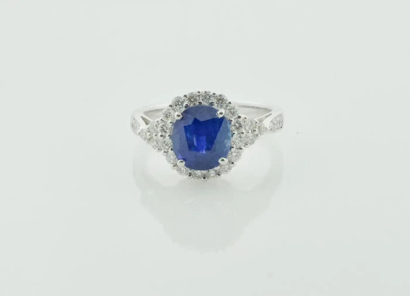 Sapphire and Diamond Ring