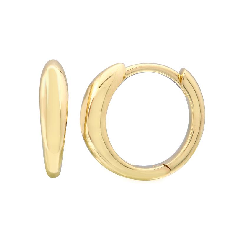 Yellow Gold Huggie Earrings