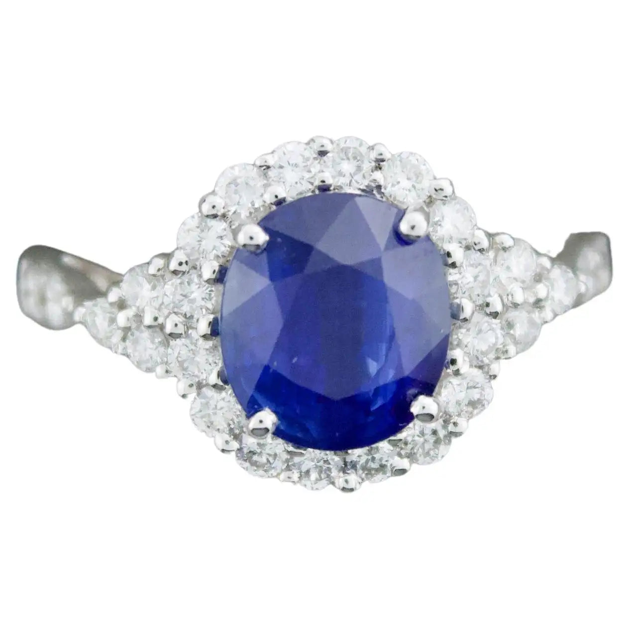 Sapphire and Diamond Ring