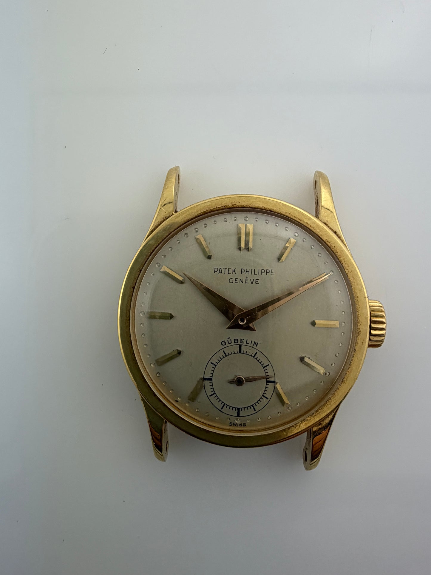 Exceptional Vintage Patek Philippe Wristwatch, Retailed by Gübelin