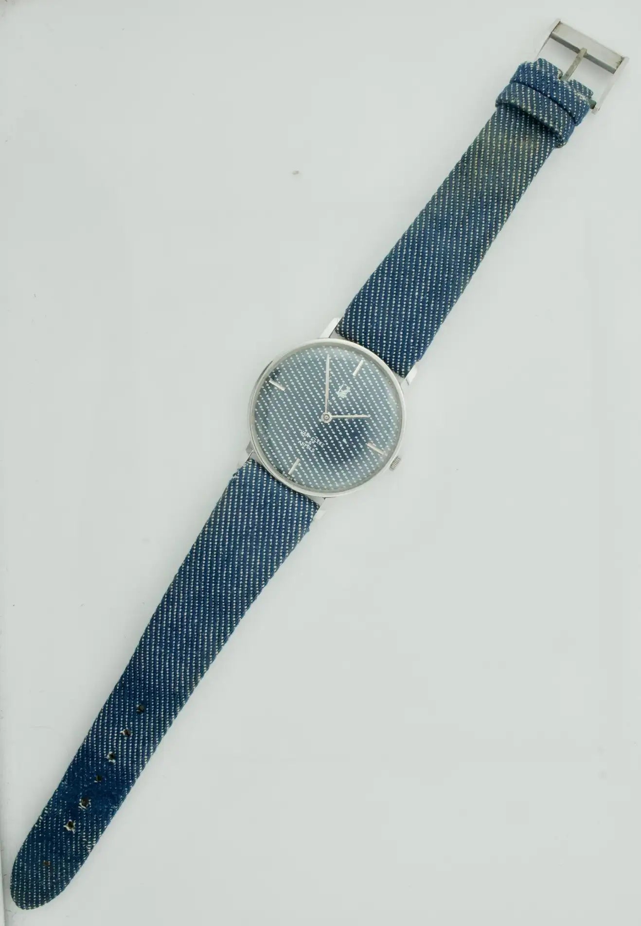 Van Cleef & Arpels Denim Watch in Stainless Steel with 3 Extra Bands and Pouch