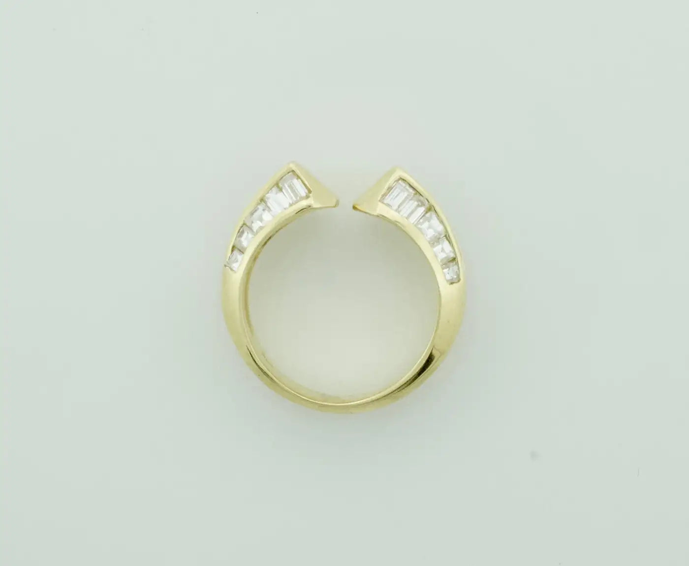 Delightful Petite Diamond Ring in Yellow Gold 1.15 Carats Total